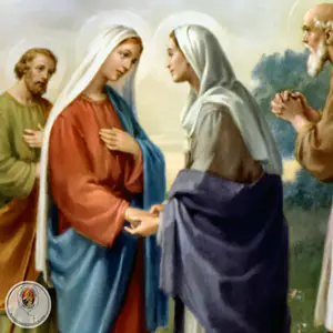 Contemplamos a visita de Nossa Senhora à sua prima Santa Isabel