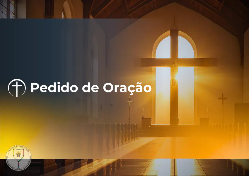 Pedido de Oração ao Terço dos Homens